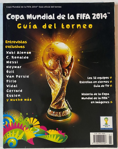 Copa Mundial 2014, Guía Del Torneo Fútbol, 194 P, Cr06b1