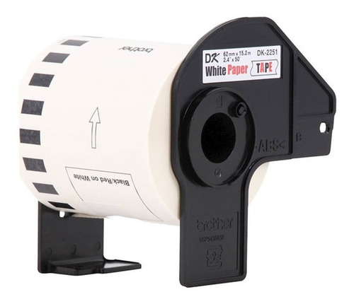 Cinta Etiqueta Brother Dk-2251 Original 62mm X 15mt (2.4'')