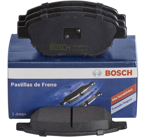 Jgo. Pastillas Freno Del Bosch Peugeot 2008 1.6 16v - 2016