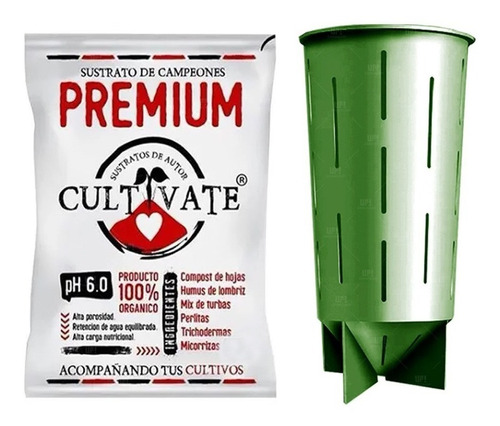 Sustrato Cultivate Premium 25lt Maceta Mad Rocket 25lt Grow