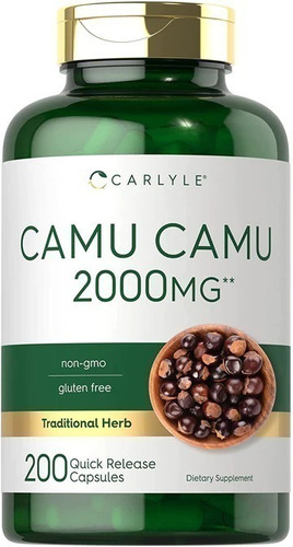 Carlyle | Camu Camu With Vitamin C | 2000mg | 200 Capsules