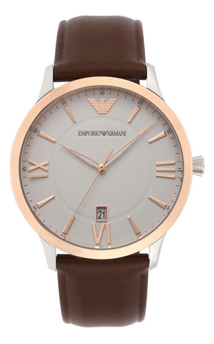 Emporio Armani Reloj De Acero Inoxidable Multicolor Con Tres