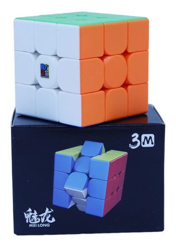 Meilong M Cubo Mágico 3x3x3 Magnético Profissional + Base