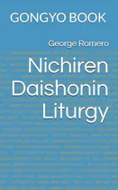 Comprar Libro Nichiren Daishonin Liturgy-inglés