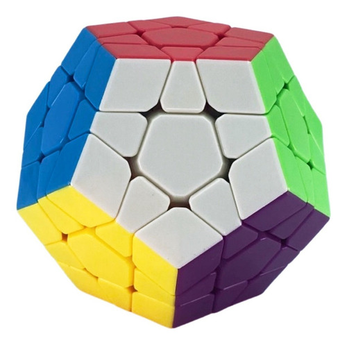 Cubo Mágico Profissional Megaminx 12 Lados Sem Adesivo Cor Da Estrutura Colorido
