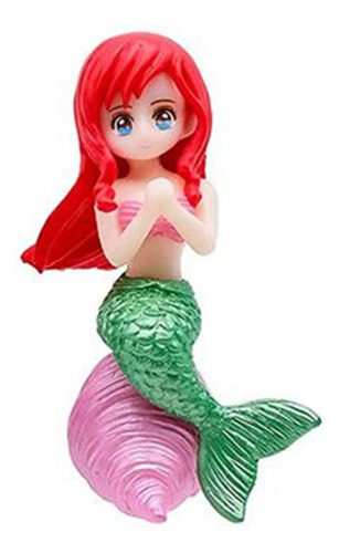 (3 #mold) Decorações Estatueta Pequena De Sereias Com Barra