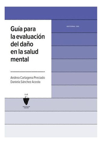 Libro Guia Para La Evaluacion Del Daño En La Salud Mental