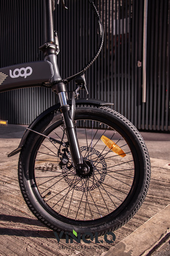 Bicicleta Electrica Loop Slim Plegable 350w + Casco / G