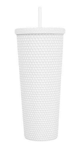 Vaso De Plástico Resistente Con Pitillo 700ml