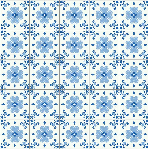 Vinilo Azulejo Mosaico Adhesivo 15x15 Cocina X 12u Laminado Color 43. Marsella