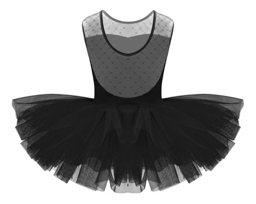 Imagem 2 de 5 de Vestido Bailarina Profissional Balé Menina Cisne Negro Renda