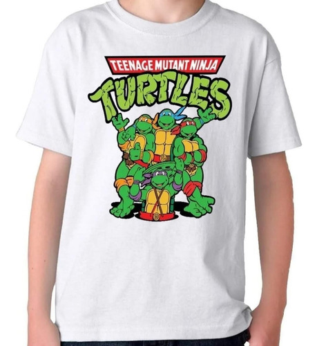   Camiseta  Remera Algodón Tortugas Ninjas Variedad Colores