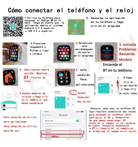 Reloj Inteligente Watch 8 Max 1.85 Bluetooth Nfc Rosa