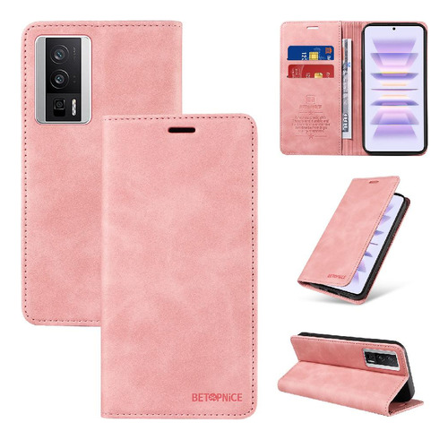 Caso Para Xiaomi Pcoc F5 Pro Protector Magnético Folio Pu