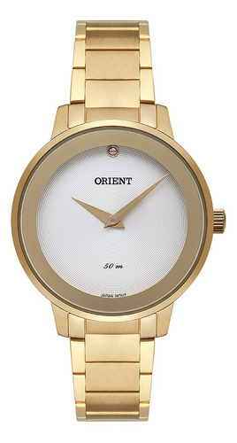 Relógio Orient Feminino Eternal Dourado Fgss0165 S1kx Cor do fundo Branco