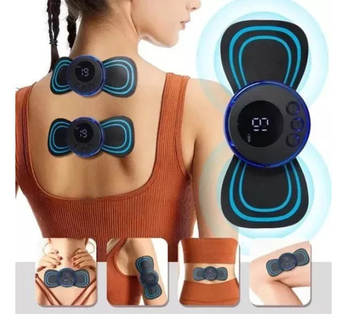 Mini Masajeador Electroestimulador Recargable Tipo Mariposa
