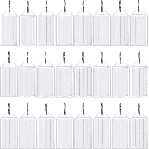 100 Piezas Blancas Duras Etiquetas Llave De Plástico E...