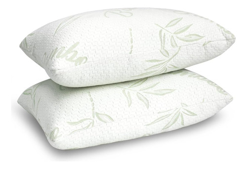 Jjdanfill Bamboo Piilow Queen Size, Almohadas Ajustables De 