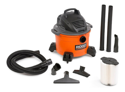 Imagen 2 de 7 de Aspiradora Industrial En Seco Y Húmedo Pico 3,5 Hp 6 Gal.