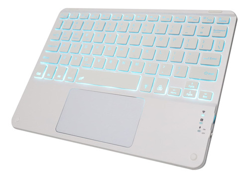 Teclado Bluetooth Inalambrico Panel Tactil Para iPad 7 Color