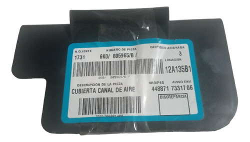 Cubierta Canal De Aire Motor Polo Caddy 