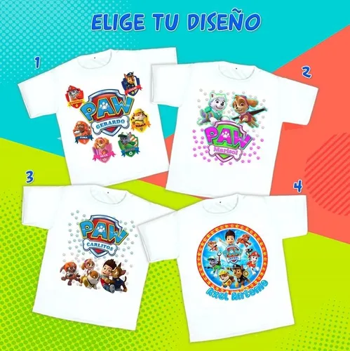 Playeras Paw Patrol | 📦