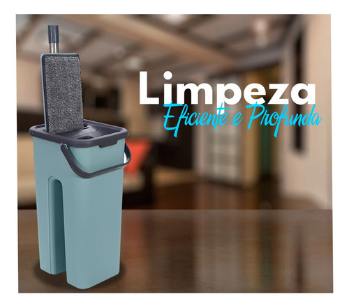 Imagem 2 de 6 de Flat Mop Com 1 Refil Gratis 123 Util
