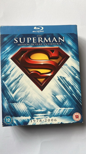 Box Blu Ray Superman Anthology - Deluxe 08 Discos (Usado)