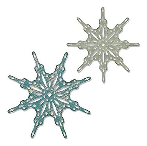 Troquel Tim Holtz Thinlits Die Snow, Fanciful Snowflake...