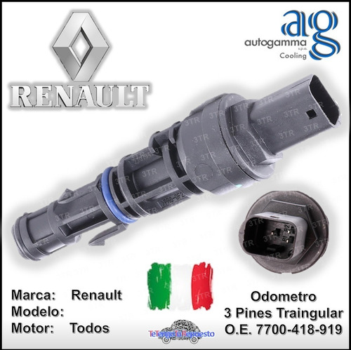 Sensor Kilometraje Renault Megane Clio Symbol Twingo Kangoo