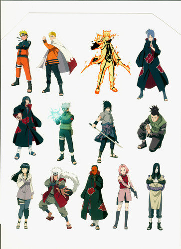 Anime Stickers Naruto X 24