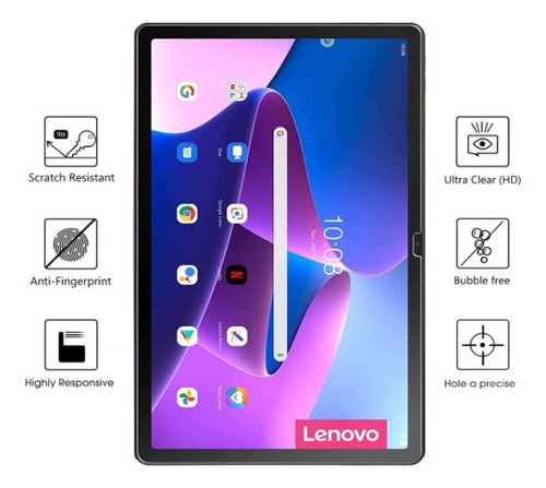 Teknet Mica Cristal Para Lenovo Tab M10 3era Gen 10.1 2022