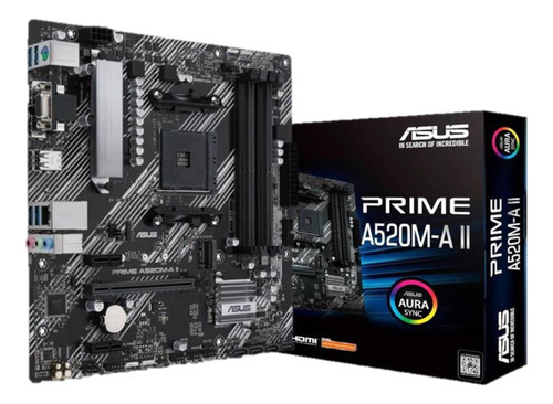 Motherboard Gamer Asus Prime A520m-a Ii/csm Am4 Ddr4 M.2
