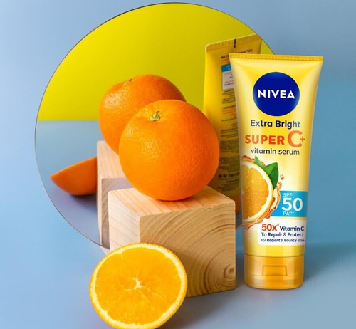 Sérum Corporal Nivea Extra Bright Super C+ Vitamina Spf50+ 3