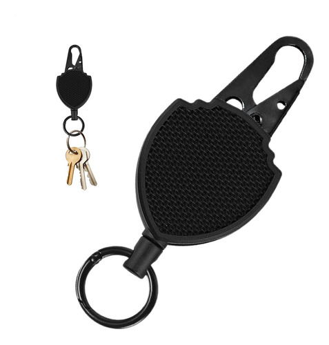 Extensor De Chave Retrátil Mosquetão Chaveiro Porta-chaves C