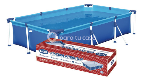 Imagen 2 de 10 de Pileta De Lona Estructural Rectangular 2500 Lts. Mor