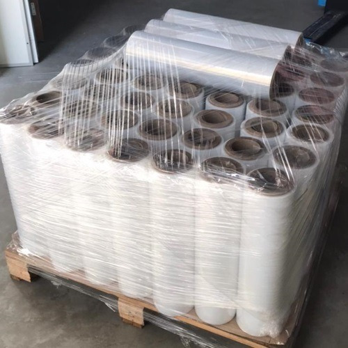 1 Filme Stretch 500mmx25 Micras Pallets Bagagem Pronta Entr Transparente