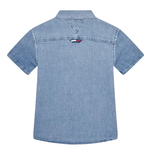 Camisa de mezclilla tommy hilfiger sale
