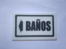 Comprar Baños Identificador Cartel De Acrílico Y Otros En Luz Neón