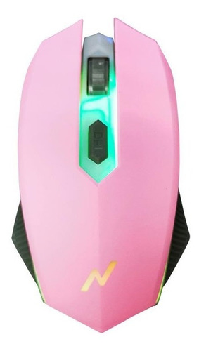 Imagen 3 de 10 de Kit Gamer Teclado Mouse Auricular Pad Combo Rosa Noga Nkb411