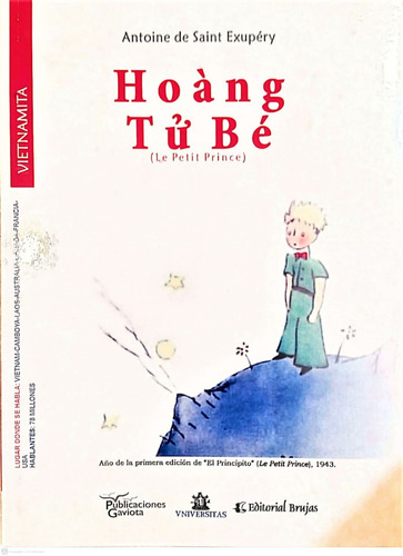 Hoang Tubé El Principito En Vietnamita Saint Exupery   C2