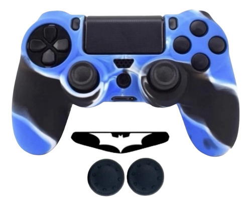 Fundas Para Control Joystick  Ps4+ 2 Grips + Pegatina 