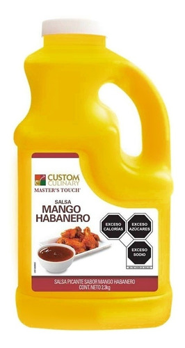 Salsa Para Alitas Mango Habanero 2.3 Kilos Zafran