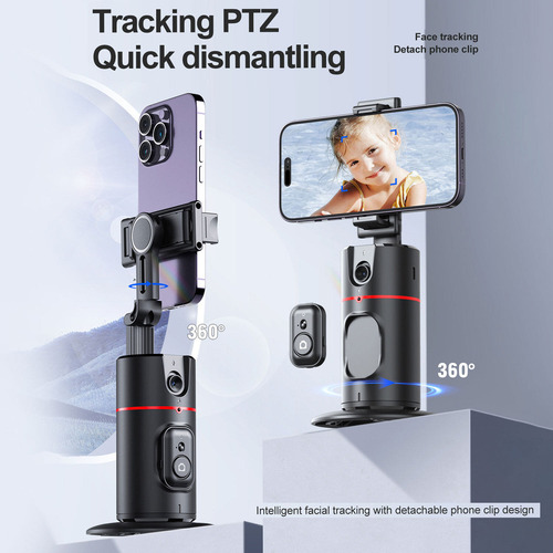 Cabeça De Telefone Celular Inteligente P02 360° Ai Com Contr