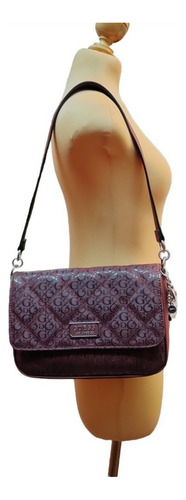 Bolsa Guess Monogram Llavero Incluido Bolso Guess Original