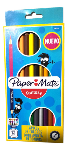 Colores Doble Punta Redondo Paper Mate Fantasy 12=24
