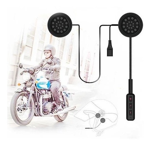 Auricular Casco Manos Libres Moto Bluetooth Mh01 