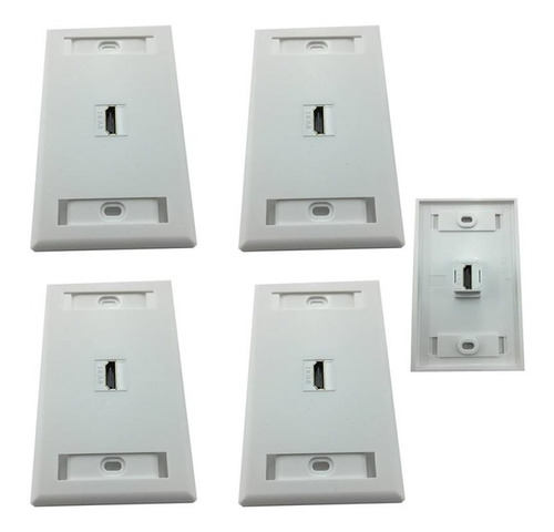 Imagem 1 de 3 de Kit 4 Espelhos De Parede Com 1 Saída Hdmi