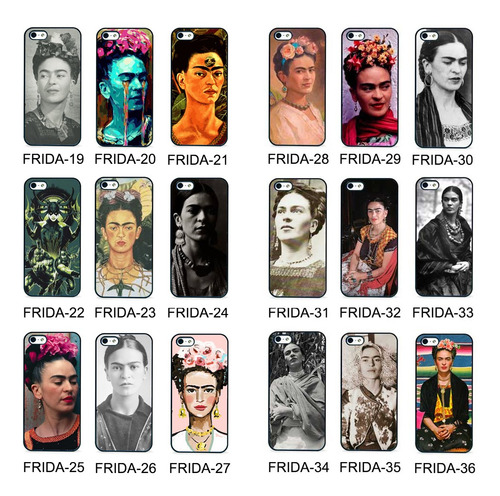 Funda Frida Kahlo Compatible Con Samsung Case Tpu Carcasa Negro A23