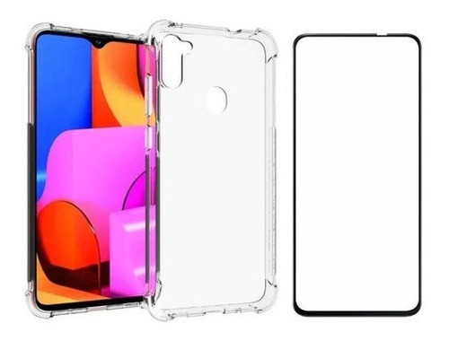 Capinha Capa Anti Impacto Para Galaxy A11 + Pelicula